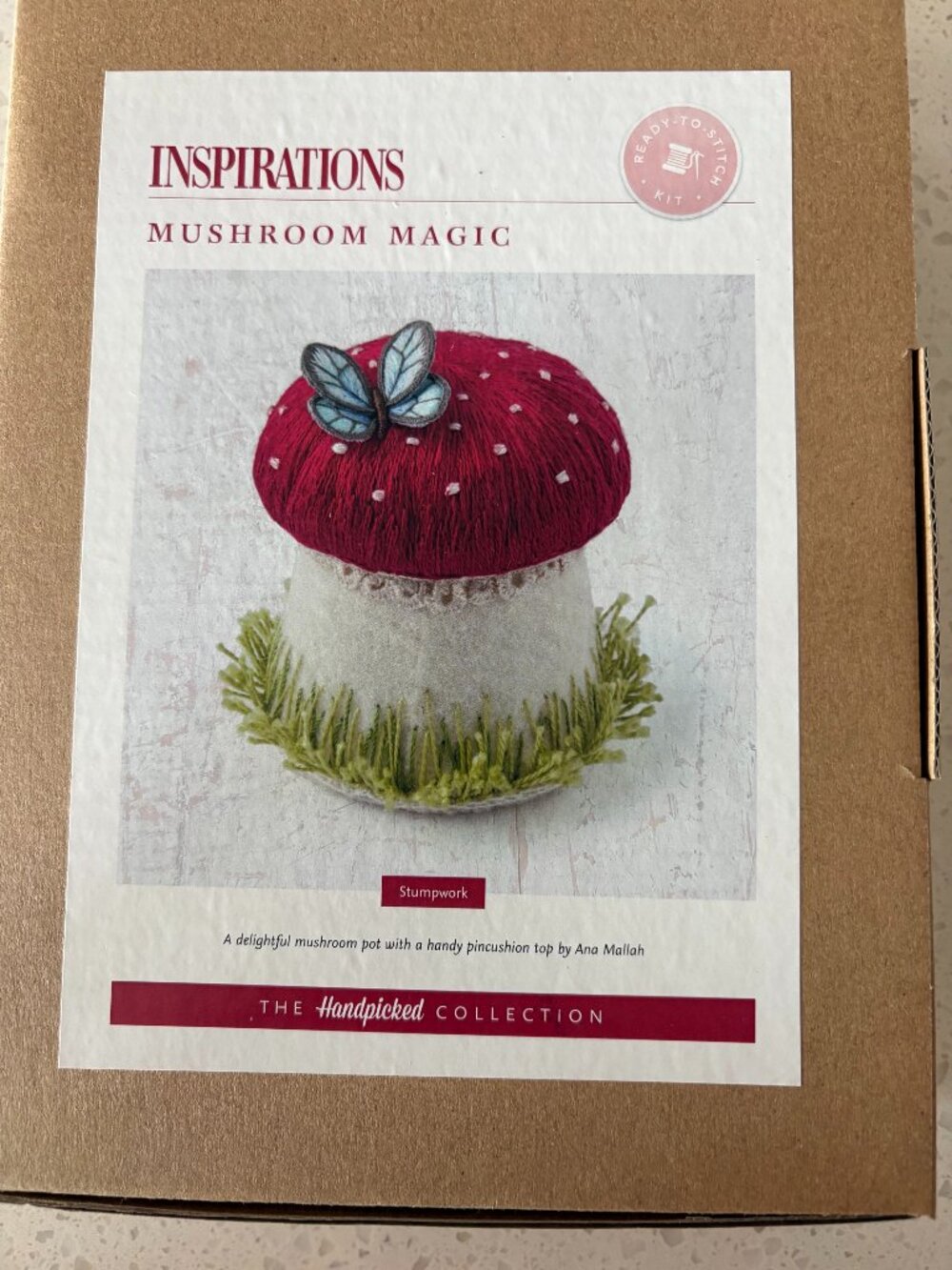 Mushroom Magic Pincushion kit